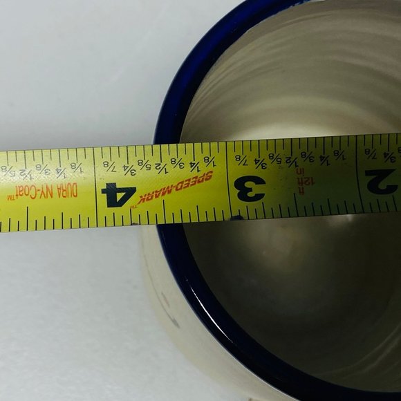 Mexican Pottery Mug with hand painted Floral Pattern Manzanillo Mexico - Picture 10 of 10